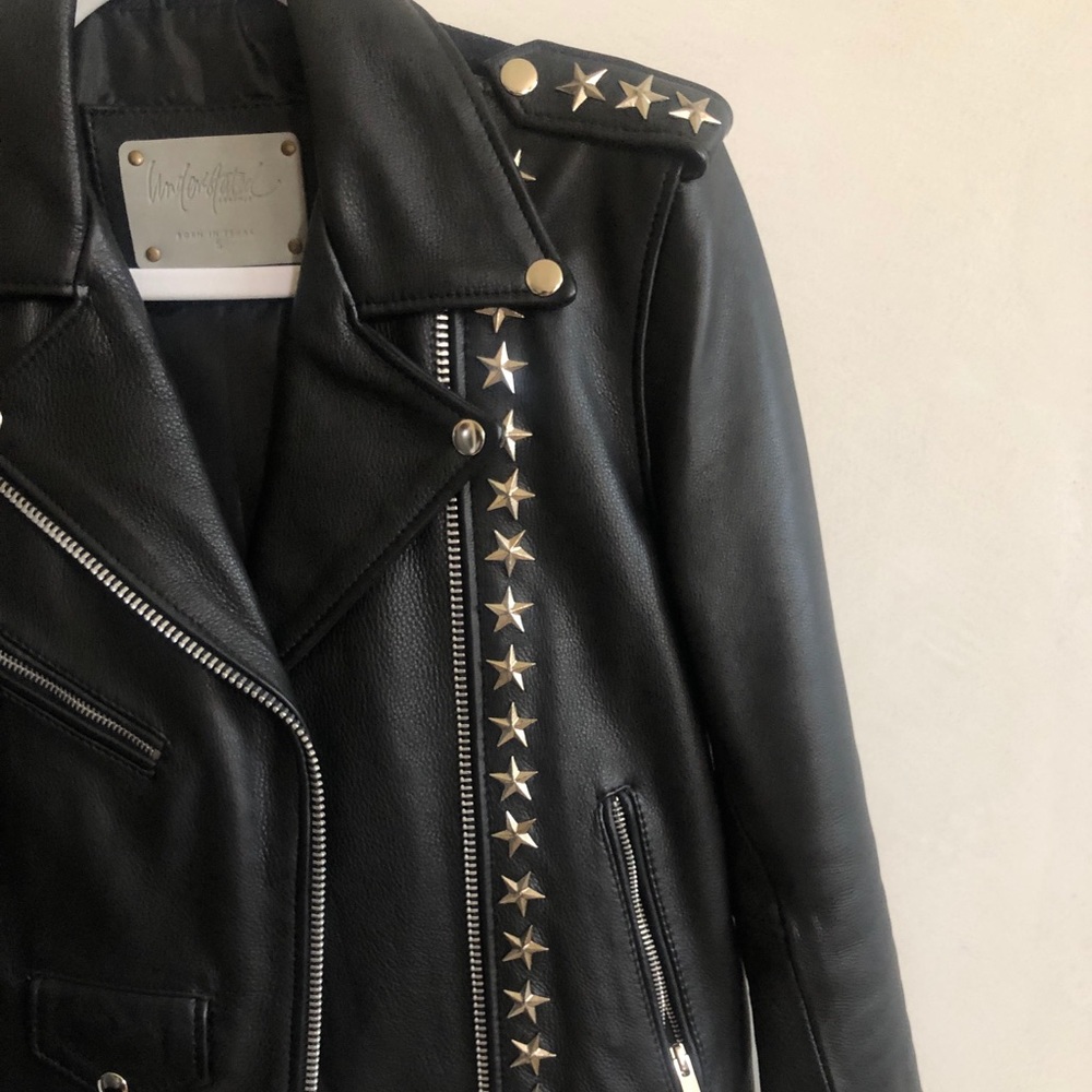 Understated Leather Jacket - image 2